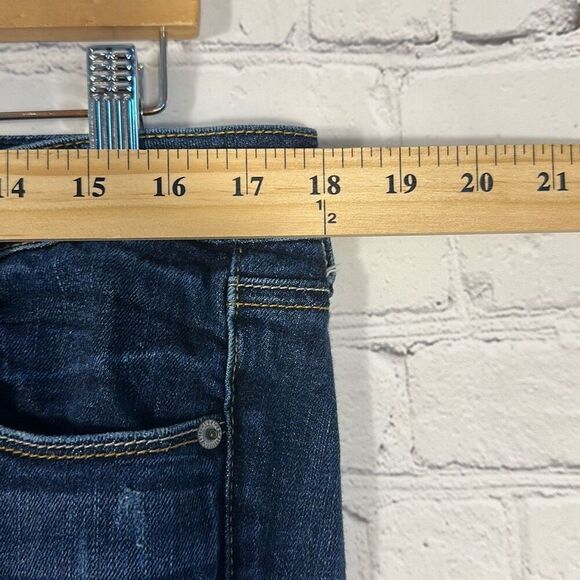 American Eagle Women’s Blue Skinny Jeans size 14 Stretch - Picture 5 of 11
